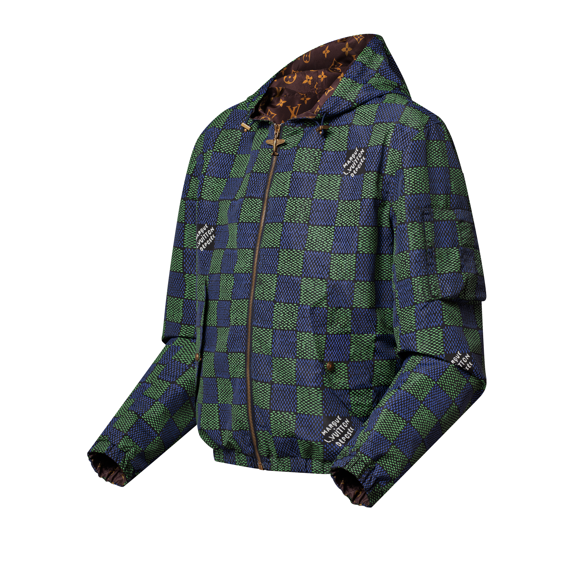 Damier Reversible Windbreaker  in Men