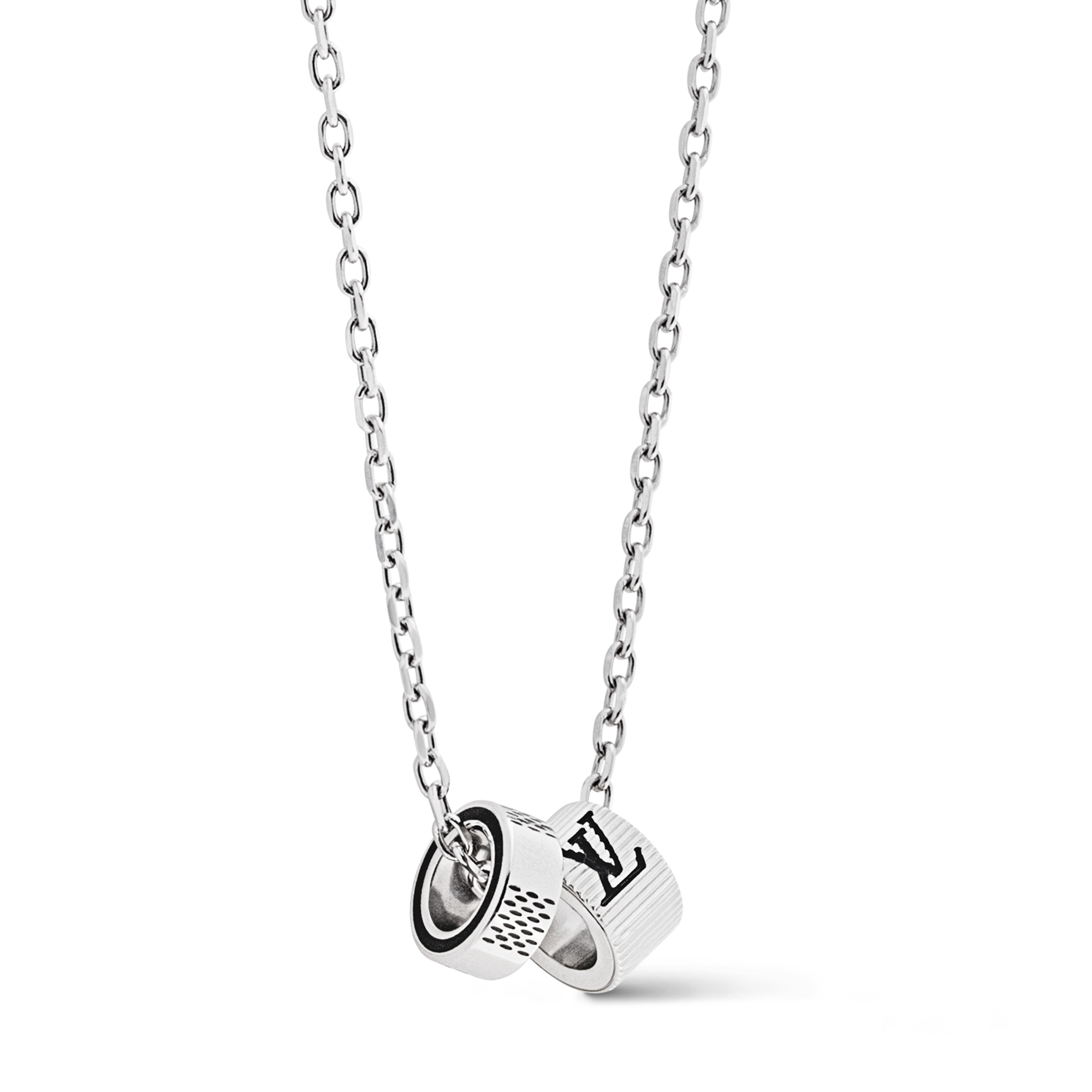 Damier Rings Pendant . in Men