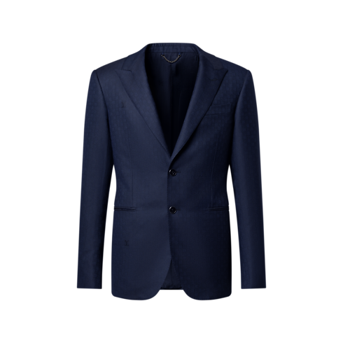 Damier Single-Breasted Pont Neuf Jacket in Men's Ready-to-Wear Blazers and Jackets collections by Louis Vuitton (Product zoom)