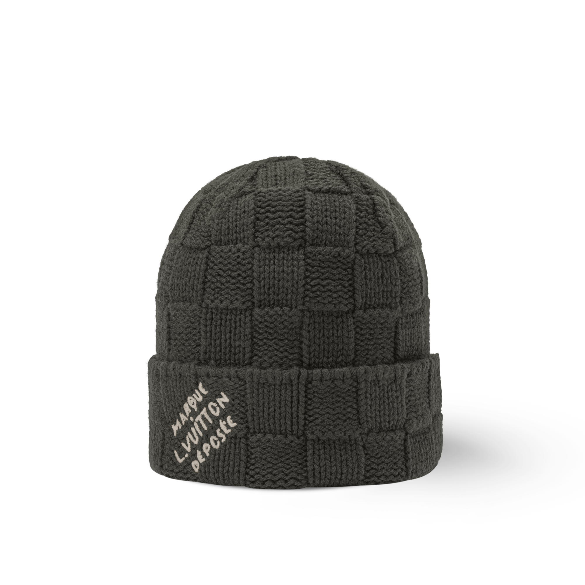 Damier Snug Beanie . in Men