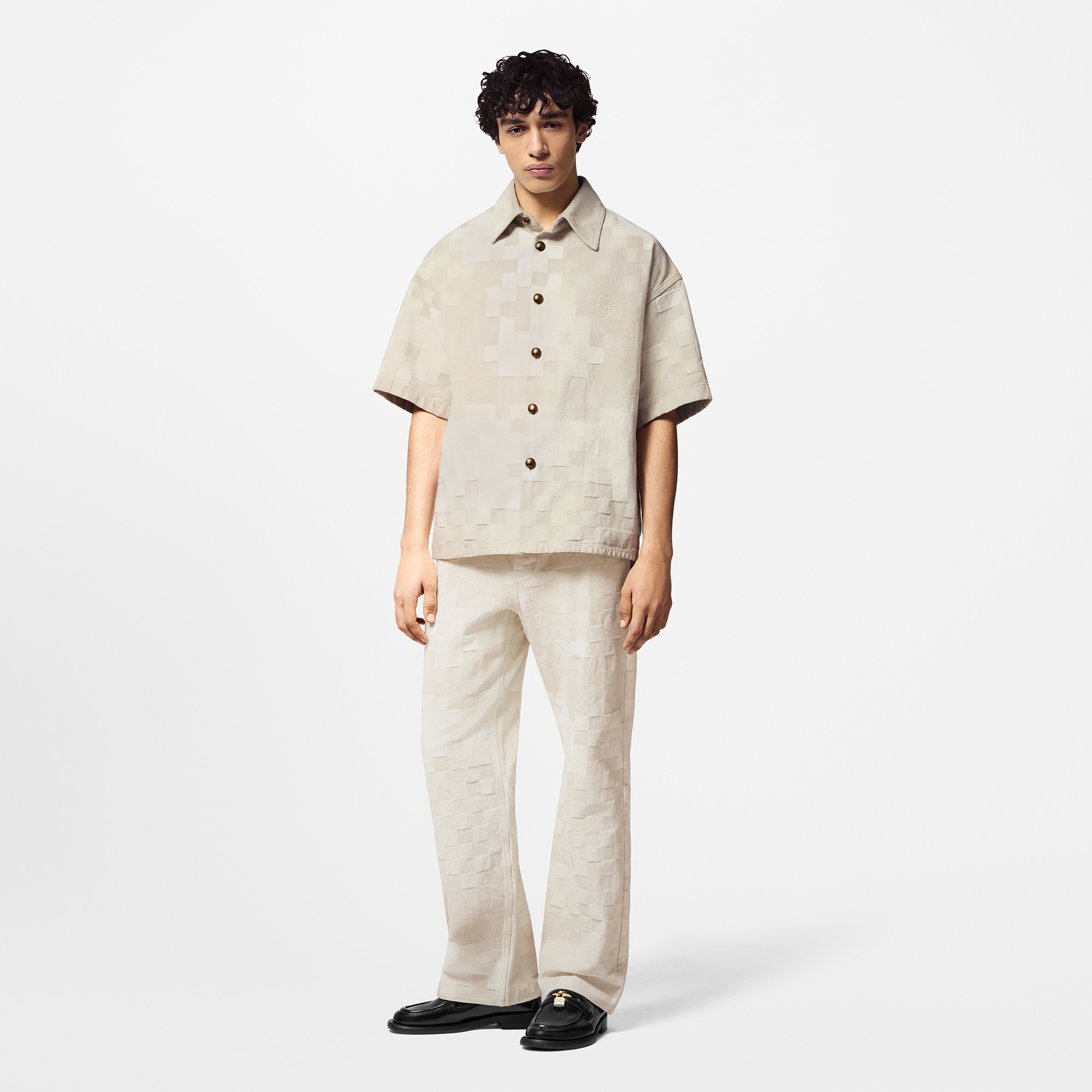 Damoflage Jacquard Denim Skate Pants  in Men