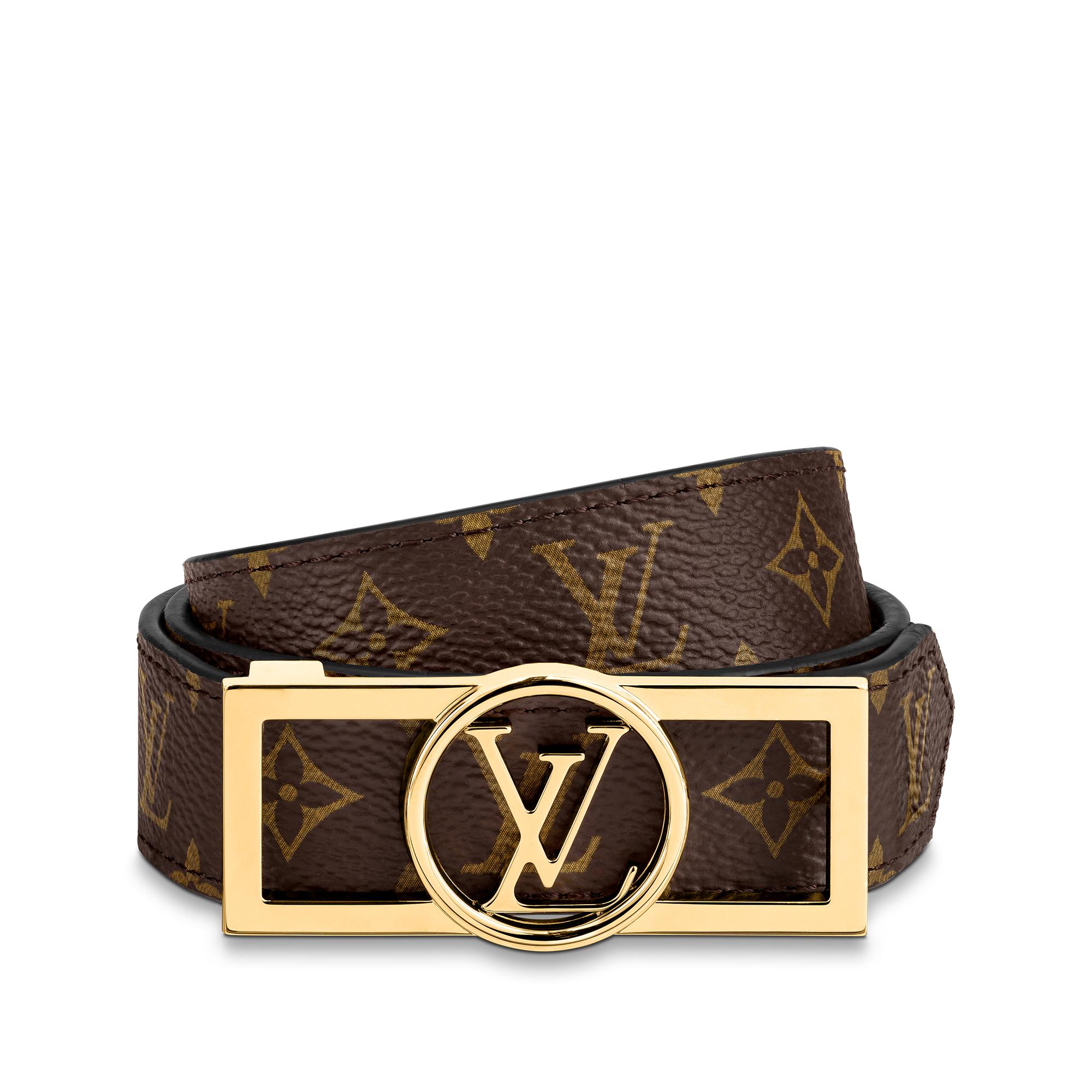 Dauphine 25mm Reversible Belt Monogram in Women