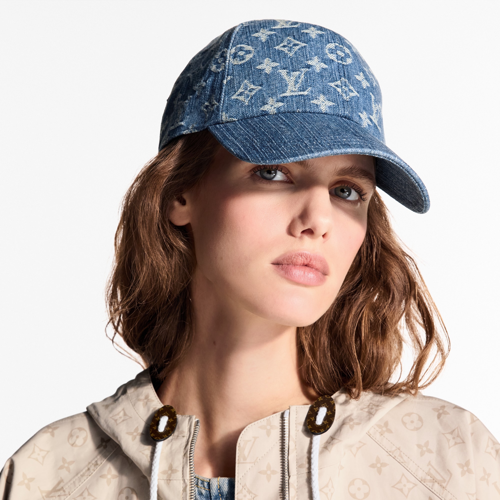 Denim Cap . in Women