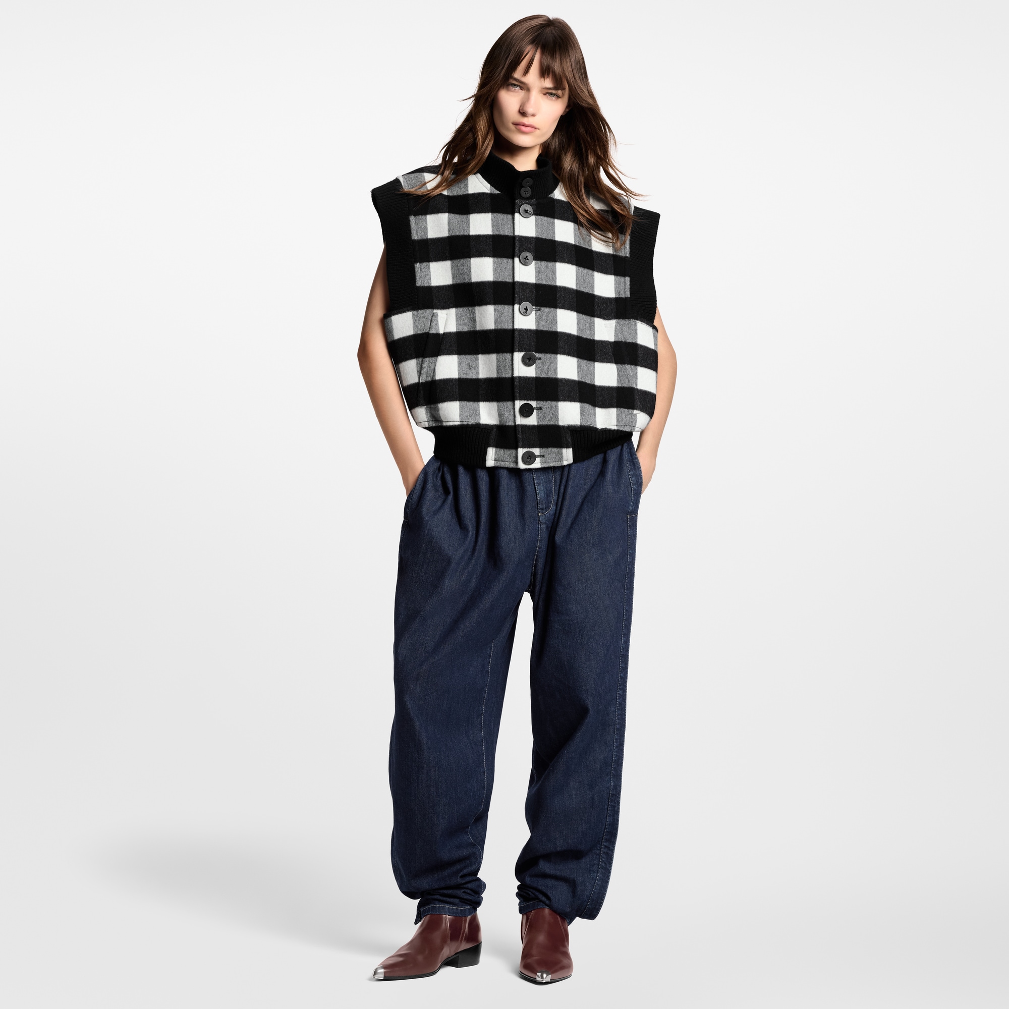 Denim Carrot Pants  in Women