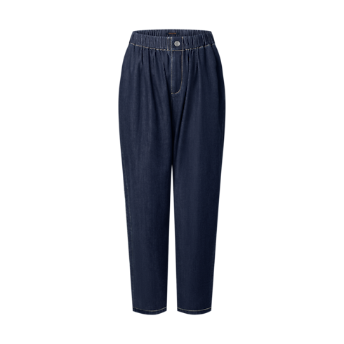 Denim Carrot Pants in Women's Ready-to-Wear Pants collections by Louis Vuitton (Product zoom)