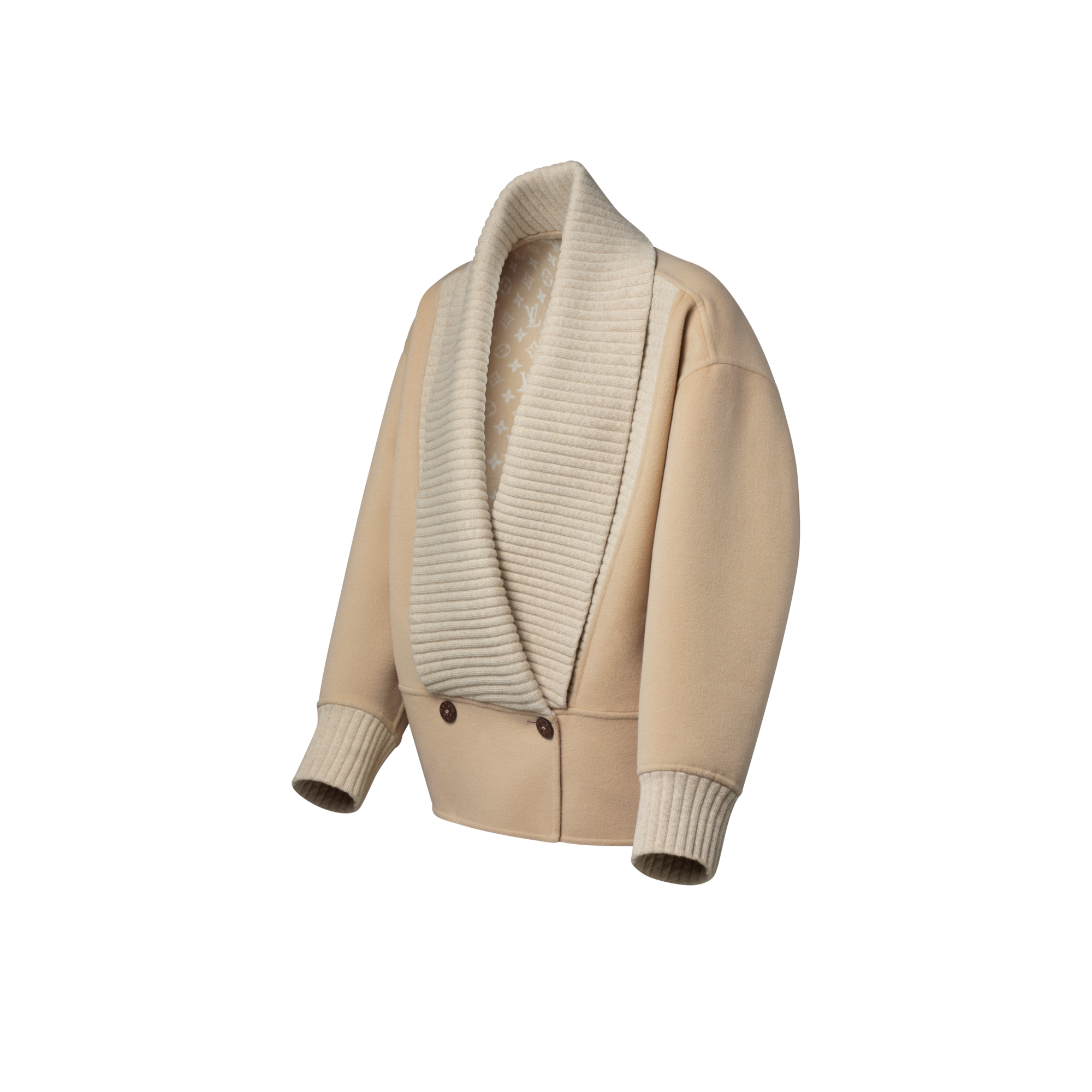 Denim-Effect Double Face Jacket  in Women