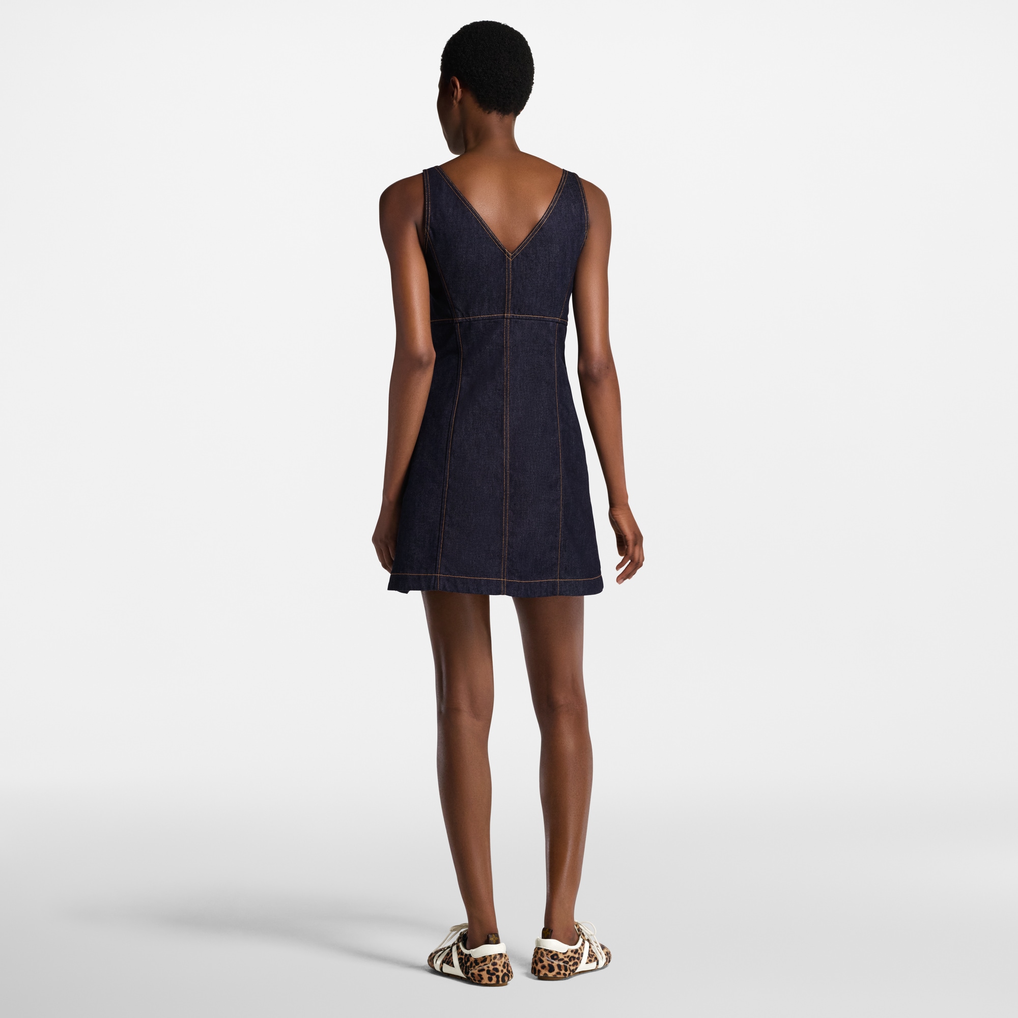 Denim Mini Dress  in Women