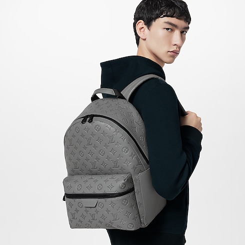 Discovery Backpack Monogram Shadow Leather in Bags and Small Leather Goods's Women Bags New In collections by Louis Vuitton (Product zoom)