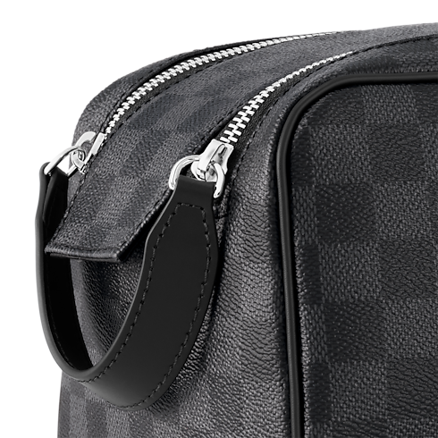Dopp Kit Toilet Pouch Damier Graphite Canvas in Men's Travel All Luggage and Accessories collections by Louis Vuitton (Product zoom)