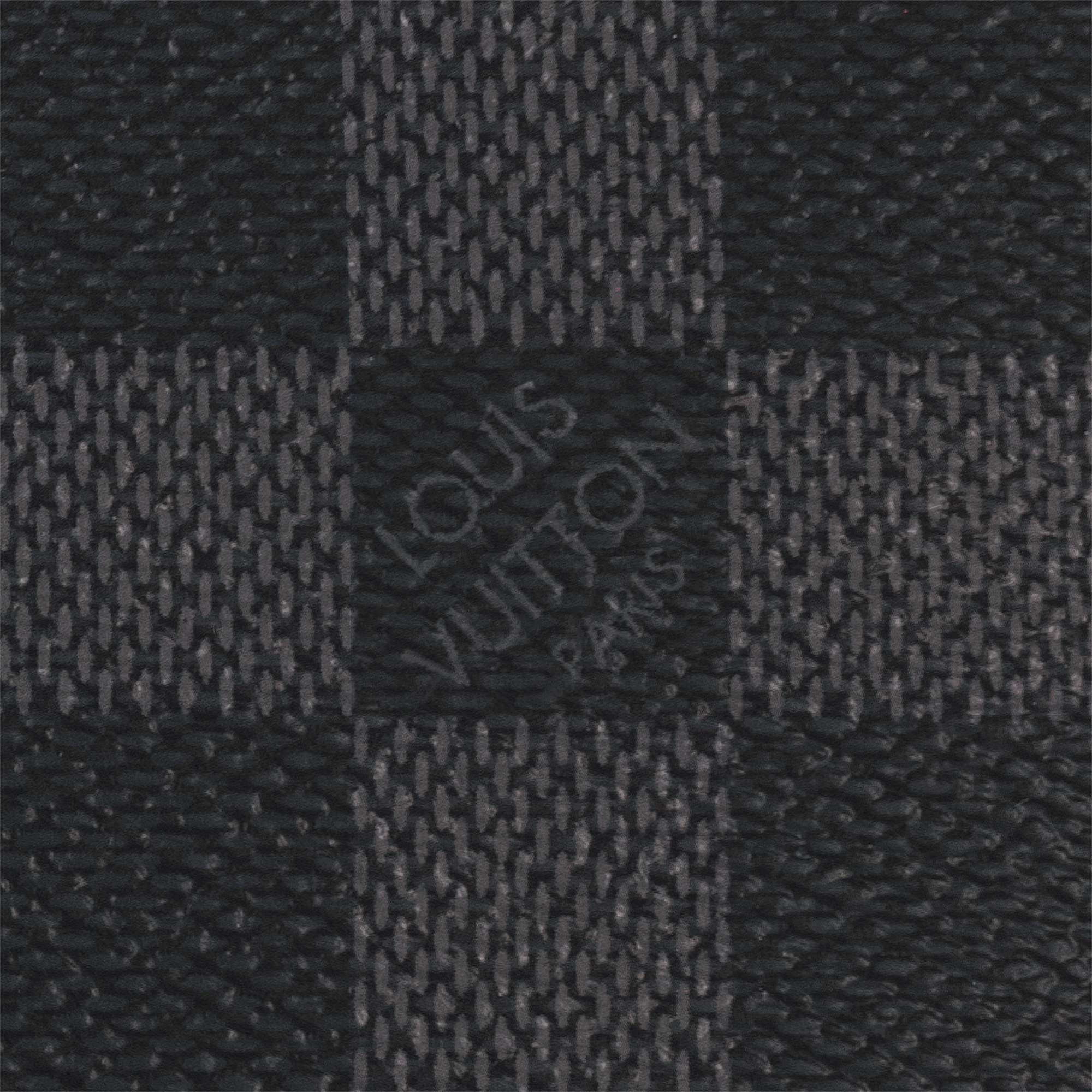 Dopp Kit Toilet Pouch Damier Graphite Canvas in Men