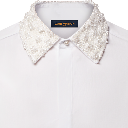 Embellished Collar Evening Shirt in Men's Ready-to-Wear Shirts collections by Louis Vuitton (Product zoom)
