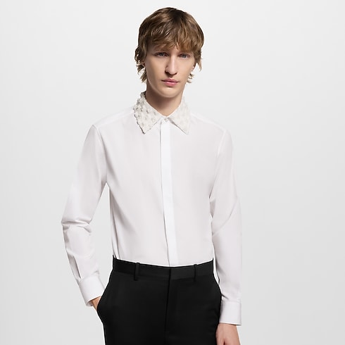 Embellished Collar Evening Shirt in Men's Ready-to-Wear Shirts collections by Louis Vuitton (Product zoom)