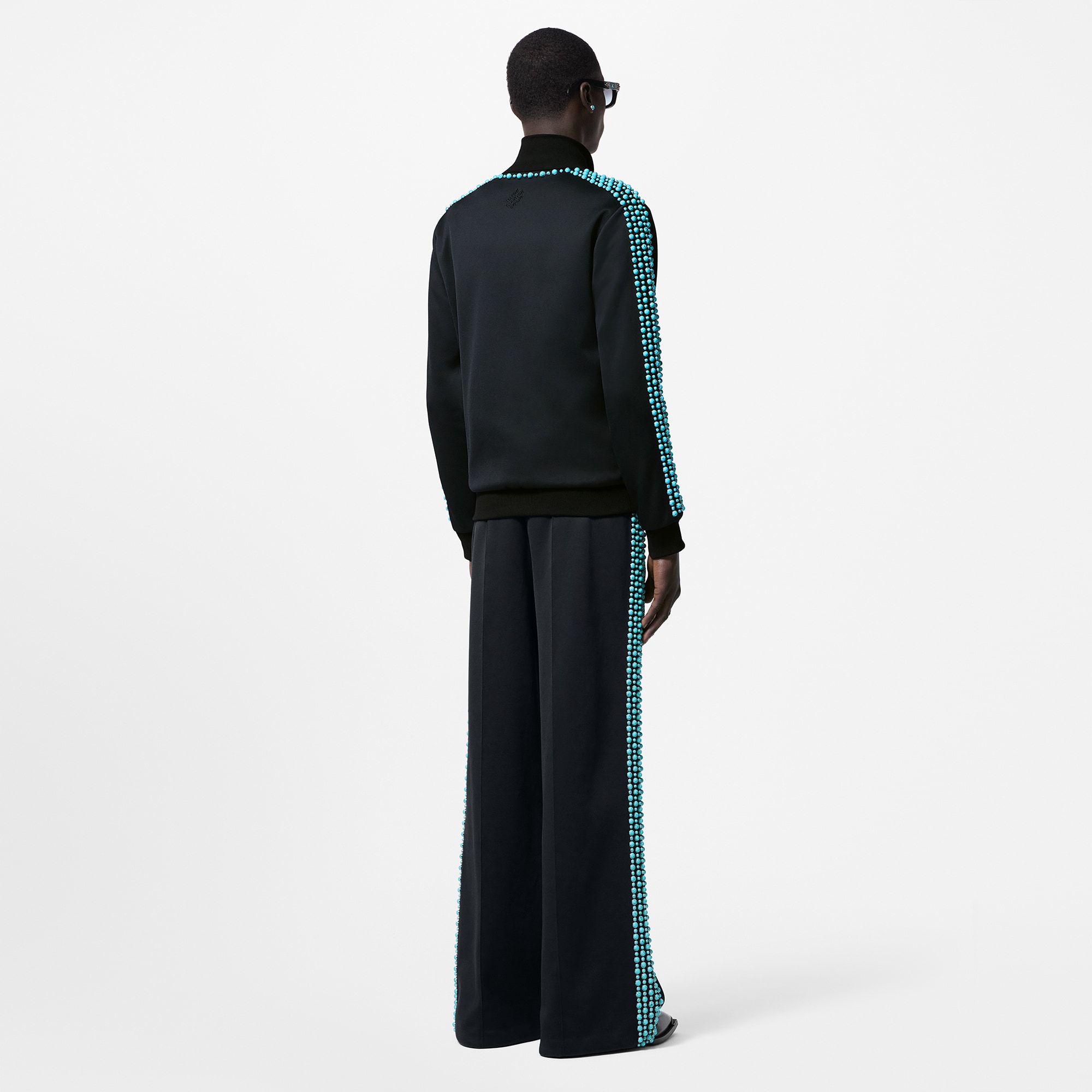 Embellished Cotton Track Pants   in Men