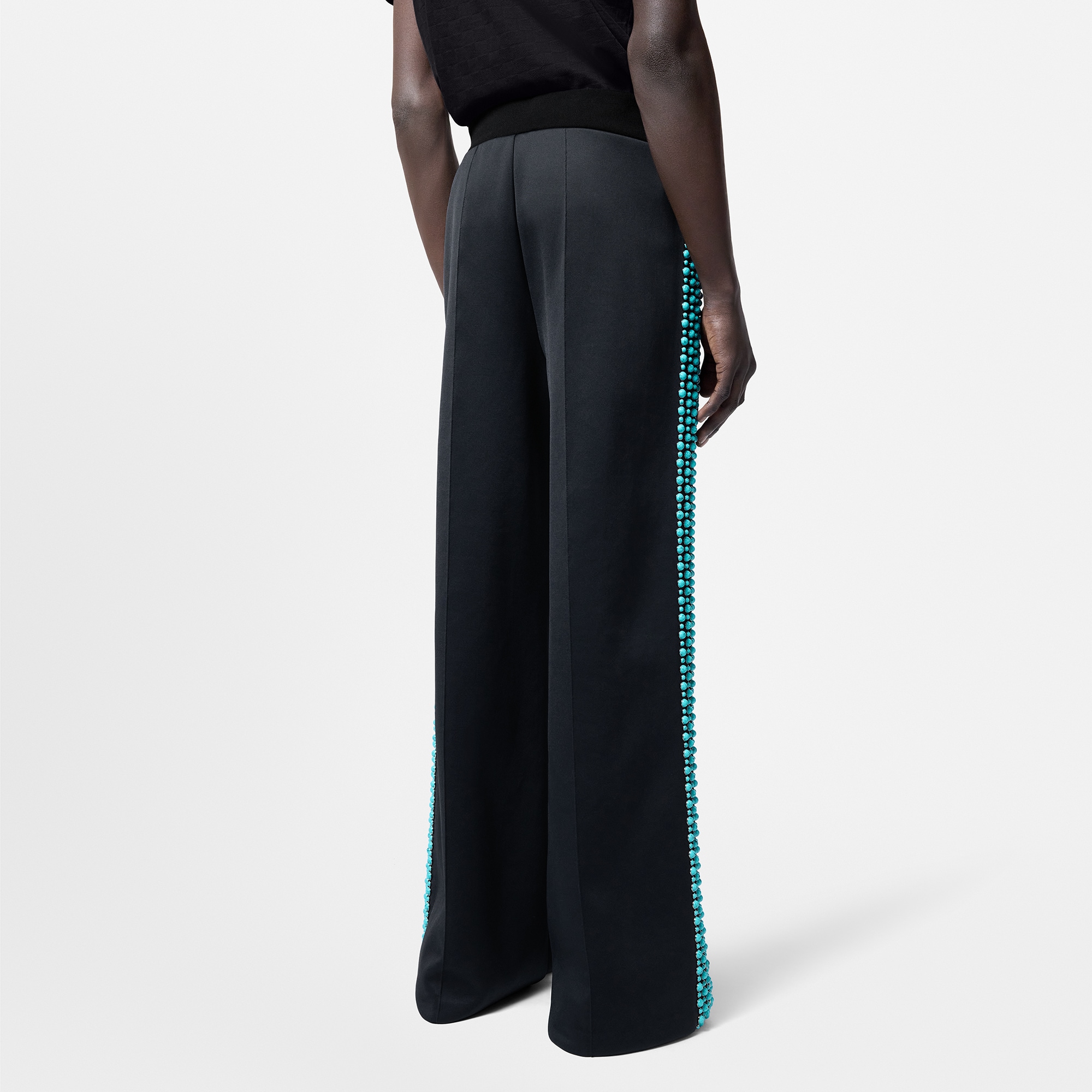 Embellished Cotton Track Pants   in Men