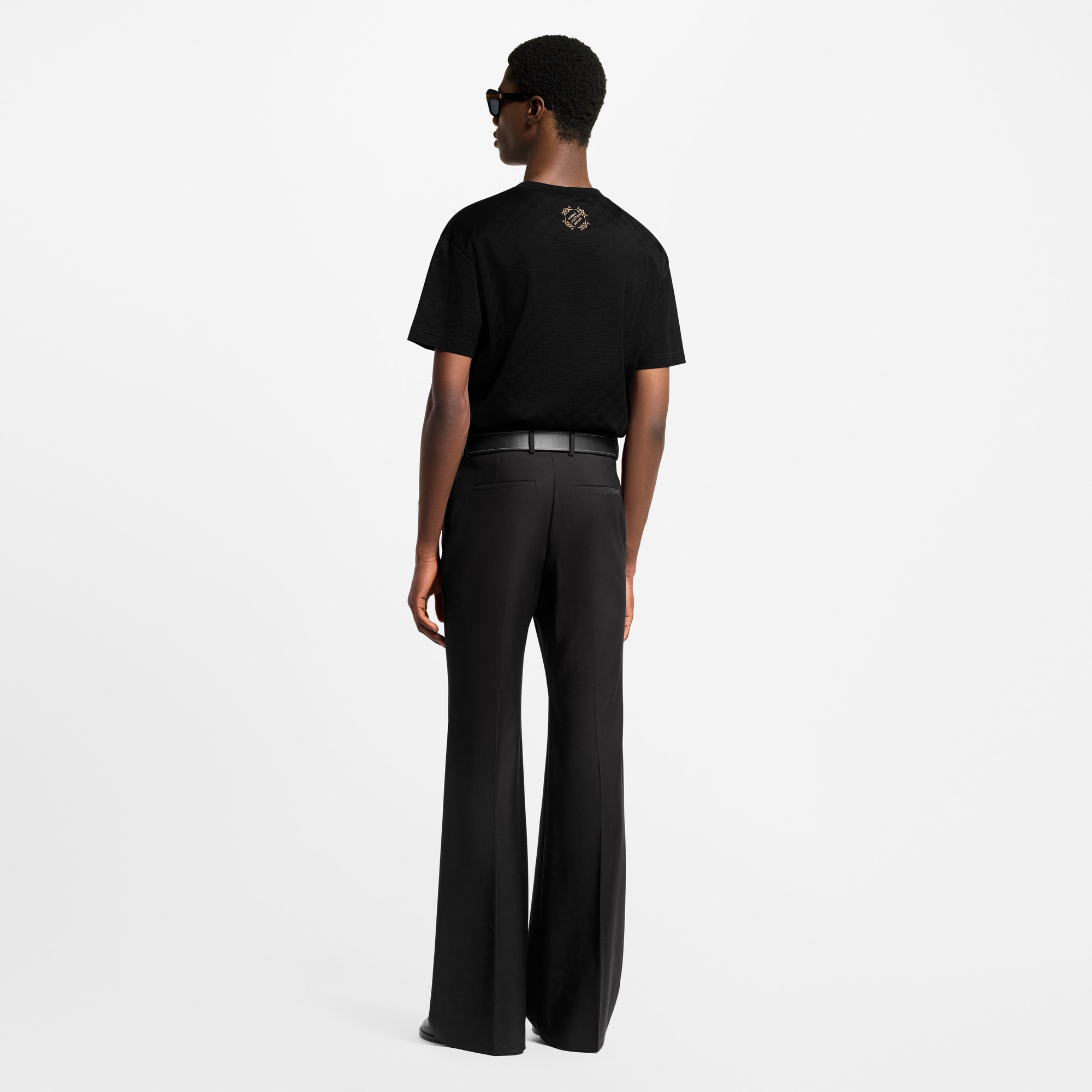 Embellished Damier Pique T-Shirt  in Men