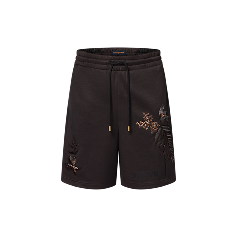 Embellished Jersey Shorts in Men's Ready-to-Wear All Ready-to-Wear collections by Louis Vuitton (Product zoom)