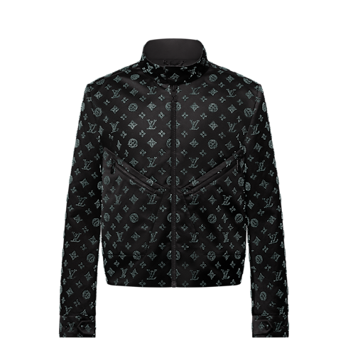 Embellished Silk Flight Suit Jacket in Men's Ready-to-Wear Outerwear and Coats collections by Louis Vuitton (Product zoom)