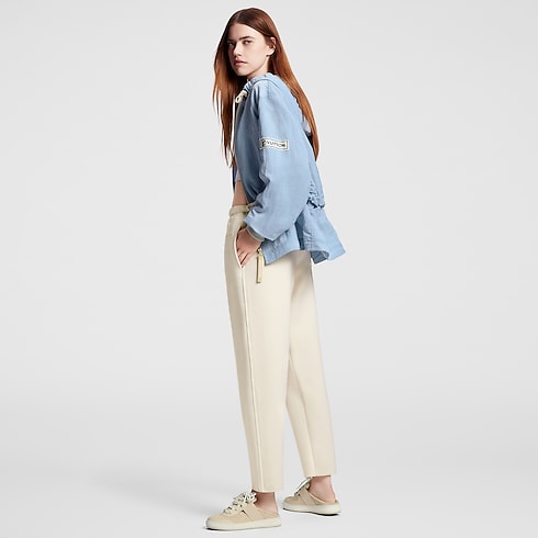 Embossed Signature Jogging Pants in Women's Ready-to-Wear Pants collections by Louis Vuitton (Product zoom)