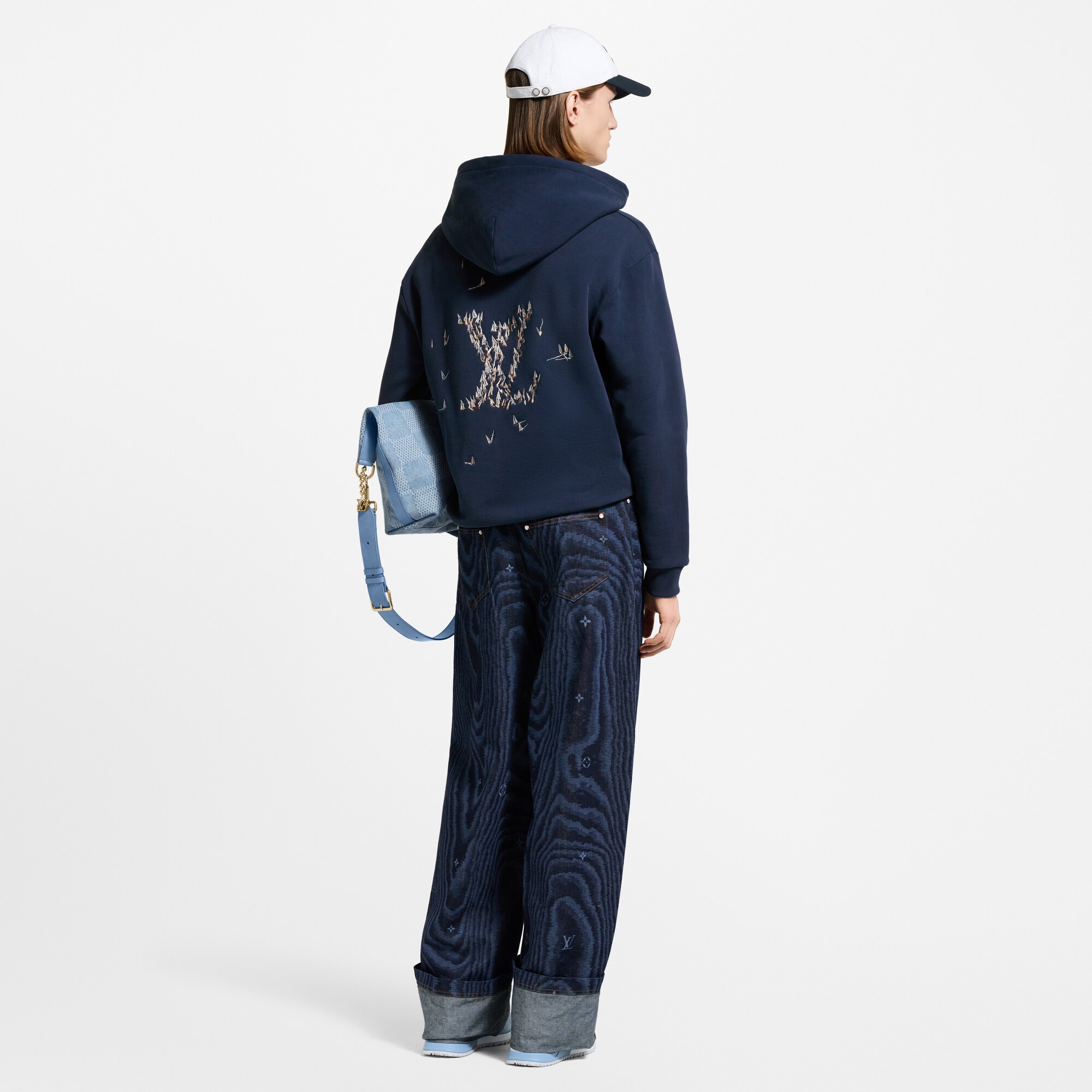 Embroidered Signature Hoodie  in Men