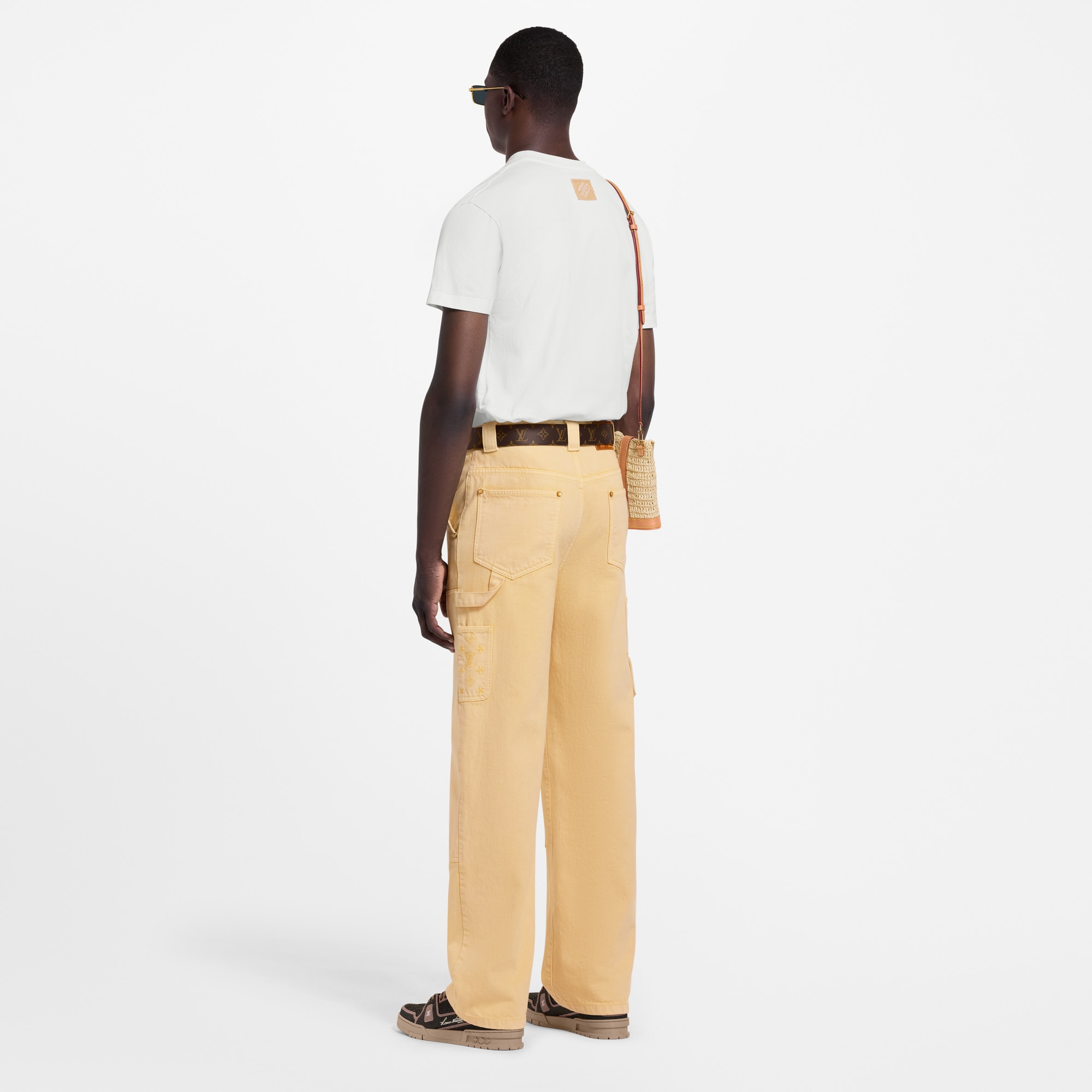 Embroidered Signature T-Shirt  in Men