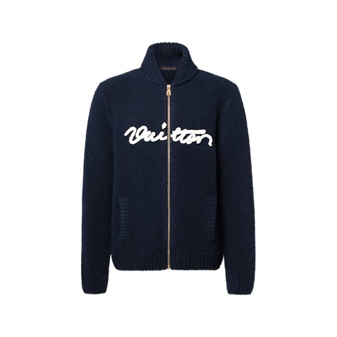 Embroidered Signature Zippered Blouson in Men's Ready-to-Wear Outerwear and Coats collections by Louis Vuitton (Product zoom)