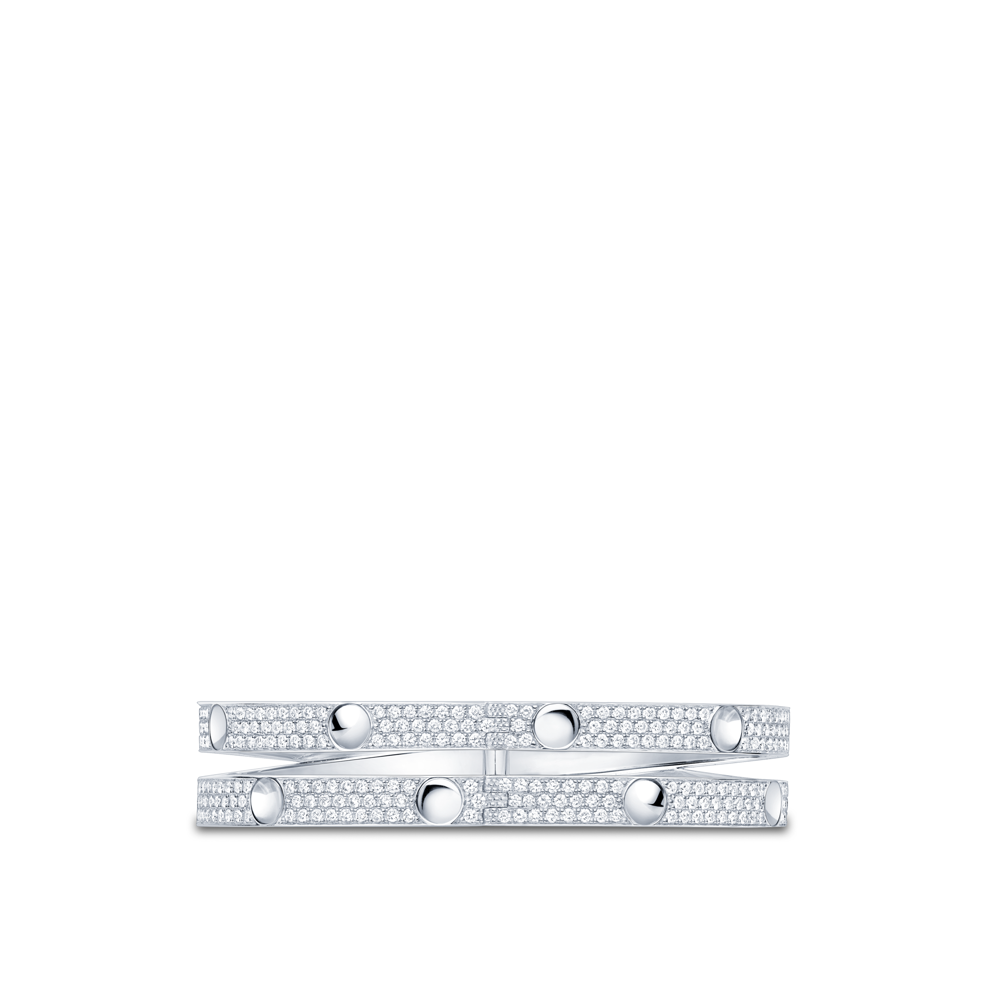 Empreinte Bangle, White Gold and Diamonds  in Jewellery