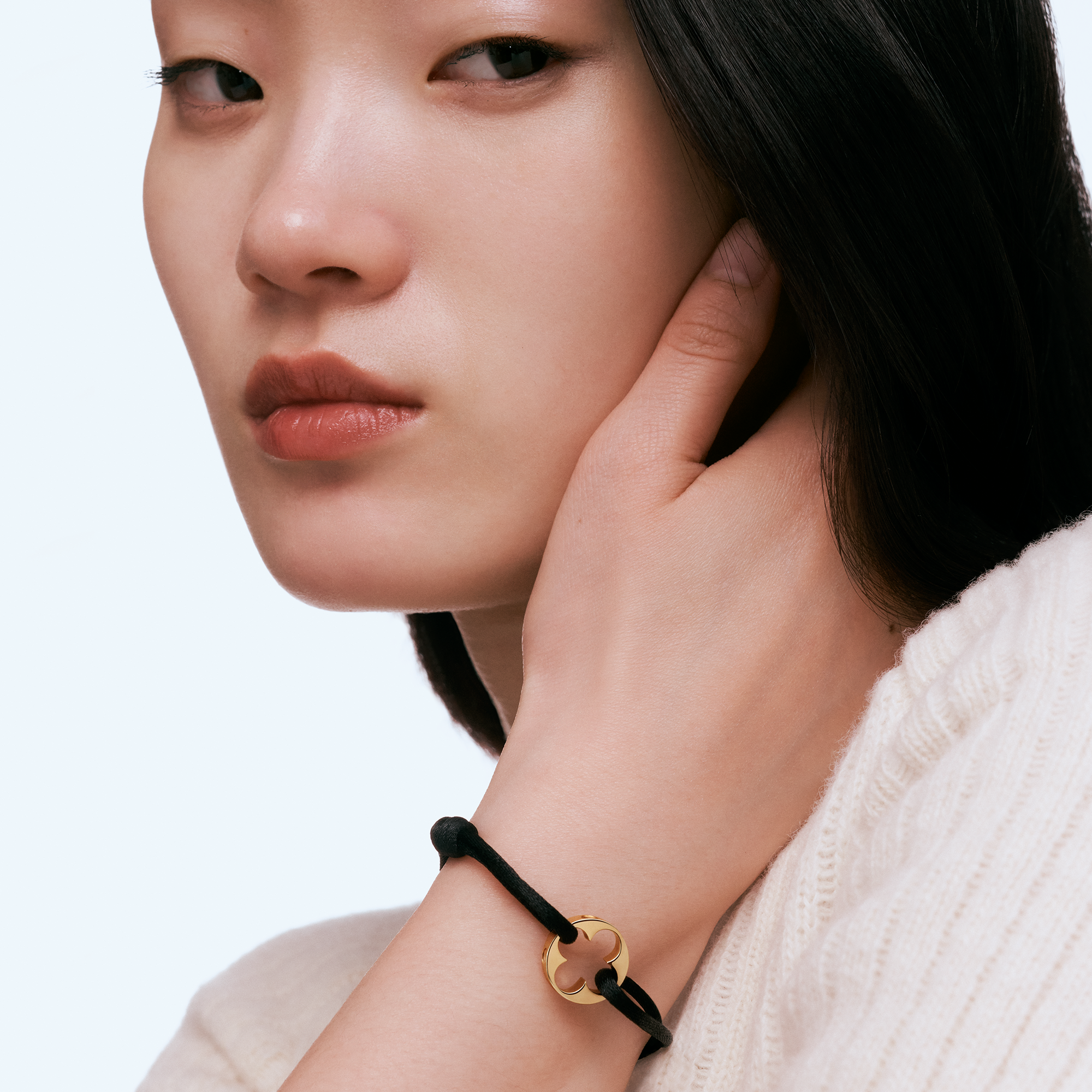 Empreinte Cord Bracelet, Yellow Gold   in Jewellery