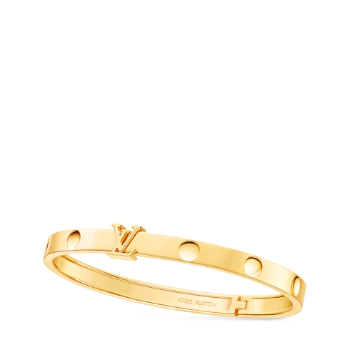 Empreinte Medium Bangle, Yellow Gold in Les Extraordinaires's Jewelry Bracelets collections by Louis Vuitton (Product zoom)