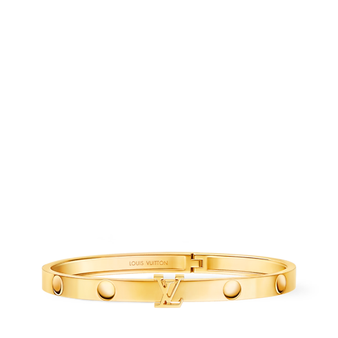Empreinte Medium Bangle, Yellow Gold in Les Extraordinaires's Jewelry Bracelets collections by Louis Vuitton (Product zoom)