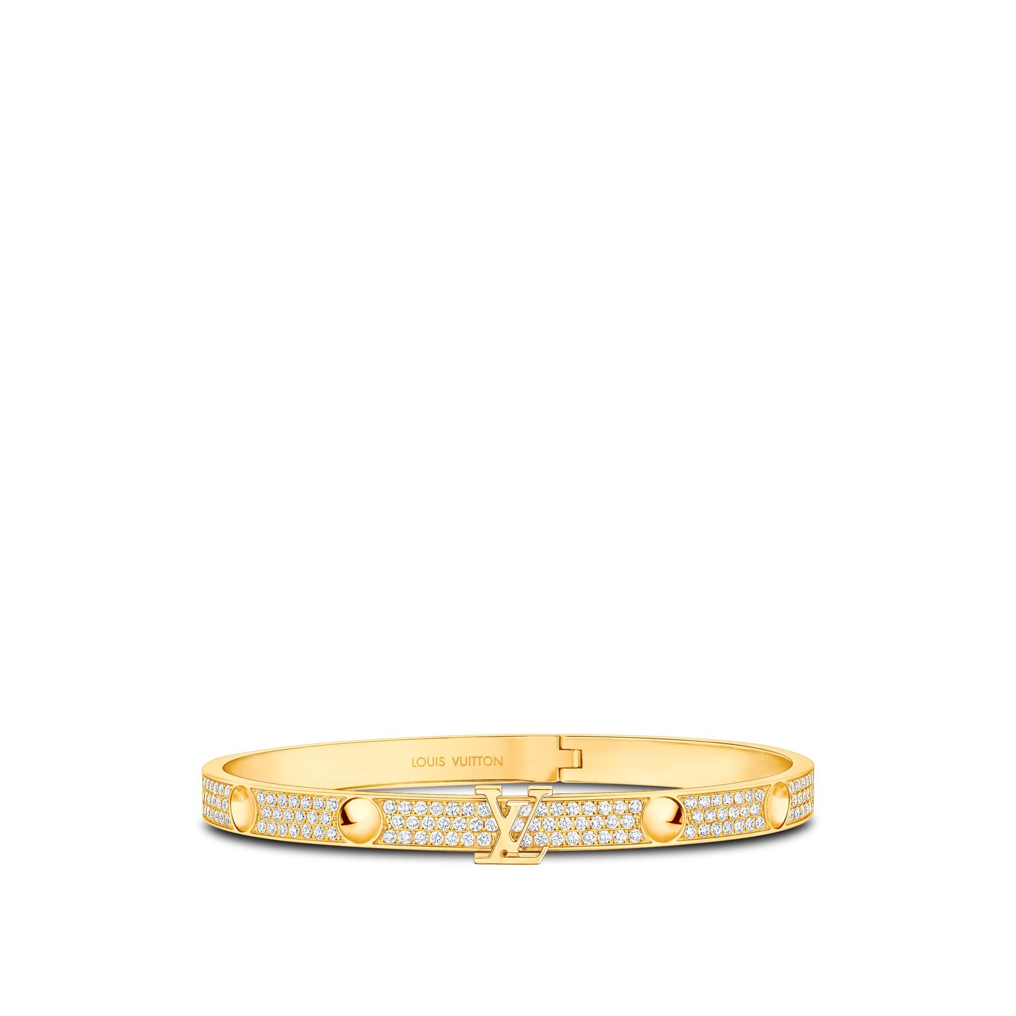 Empreinte Medium Bangle, Yellow Gold and Diamonds  in Jewellery