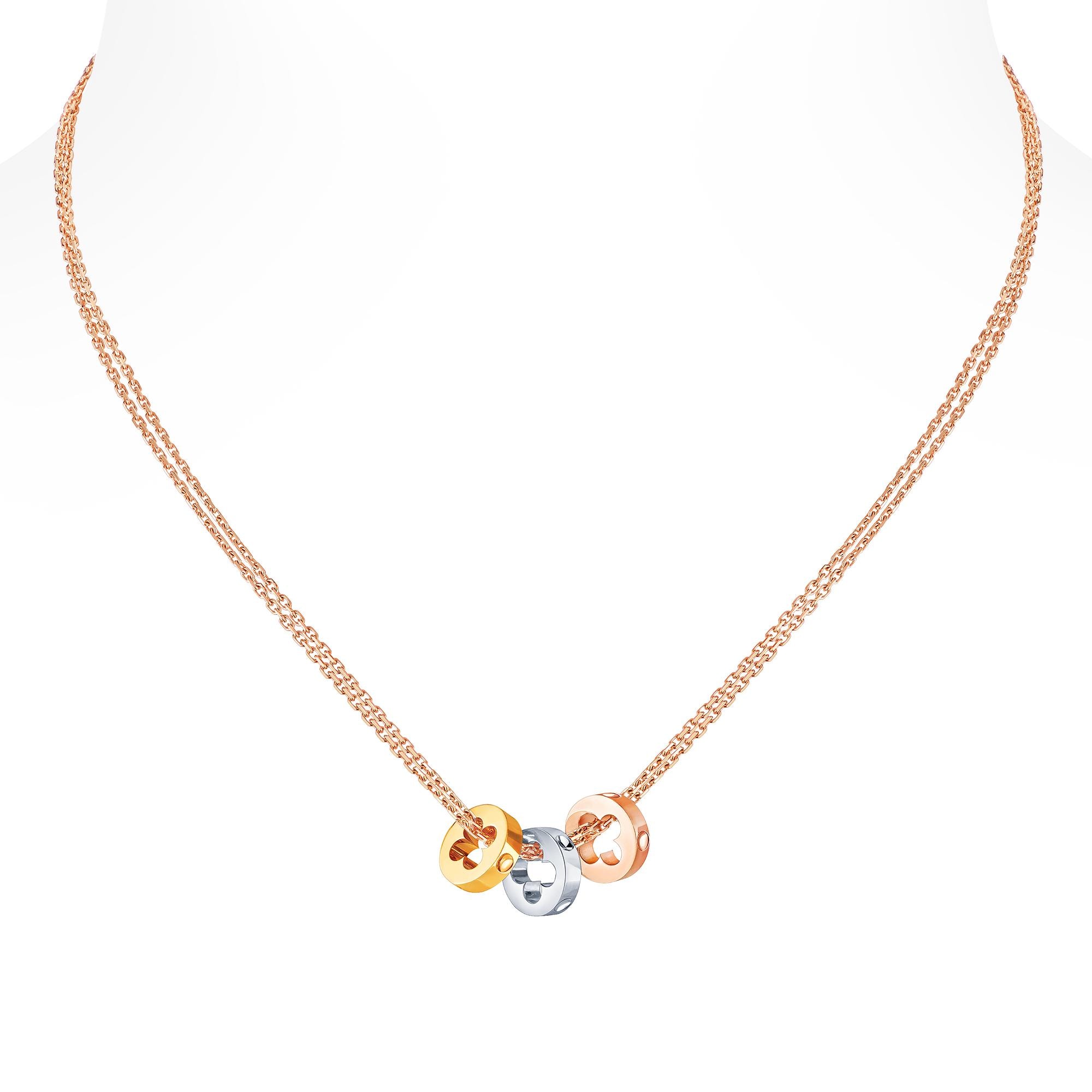 Empreinte Pendant, 3 Golds  in Jewellery