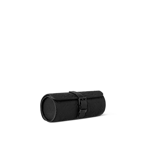 Etui 3 Montres Monogram Taurillon Leather LG - G90 in Men's Travel Travel Accessories collections by Louis Vuitton (Product zoom)