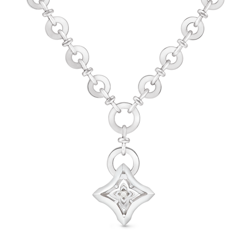 Ever Blossom Pendant, White Gold & Diamonds in Les Extraordinaires's Jewelry Necklaces and Pendants collections by Louis Vuitton (Product zoom)