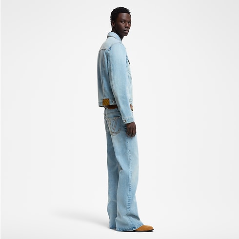 Flared Fit Denim Pants in Men's Ready-to-Wear Denim collections by Louis Vuitton (Product zoom)