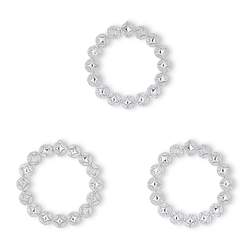 Galaxie Long Necklace, White Gold and Diamonds in Les Extraordinaires's Jewelry Necklaces and Pendants collections by Louis Vuitton (Product zoom)