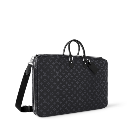 Garment cover 2 hangers Monogram Eclipse in Men's Travel All Luggage and Accessories collections by Louis Vuitton (Product zoom)