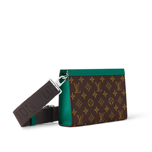 Gaston Wearable Wallet Monogram Macassar Canvas in Bags and Small Leather Goods's Men Bags Newness collections by Louis Vuitton (Product zoom)