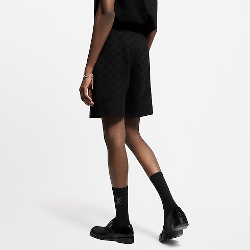 Graphic Jacquard Knitted Shorts in Men's Ready-to-Wear All Ready-to-Wear collections by Louis Vuitton (Product zoom)