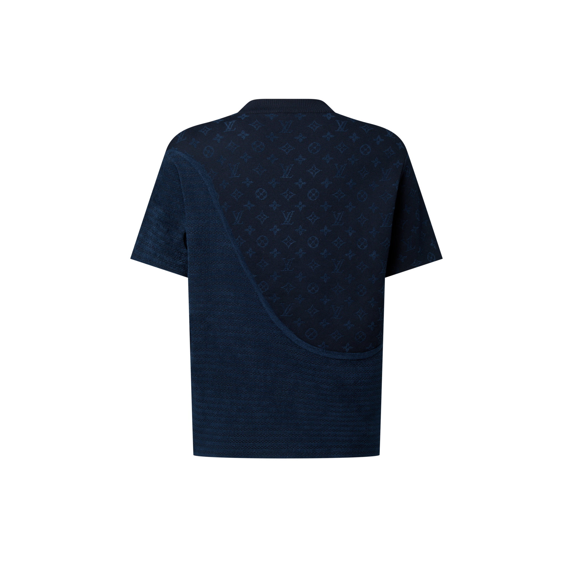Graphic Jacquard Short-Sleeved Crewneck  in Men