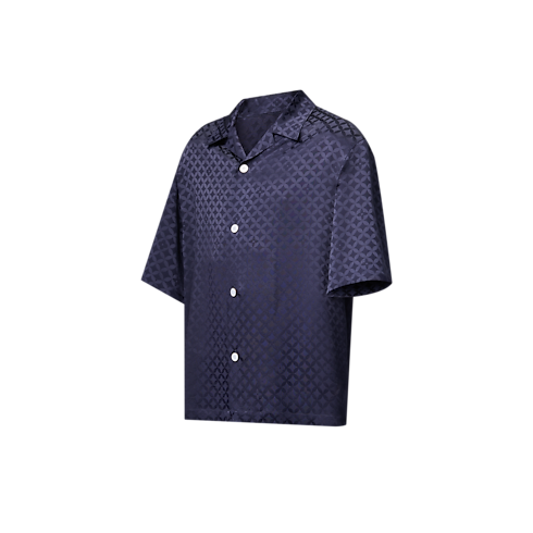 Graphic Jacquard Short-Sleeved Shirt in Men's Ready-to-Wear Shirts collections by Louis Vuitton (Product zoom)