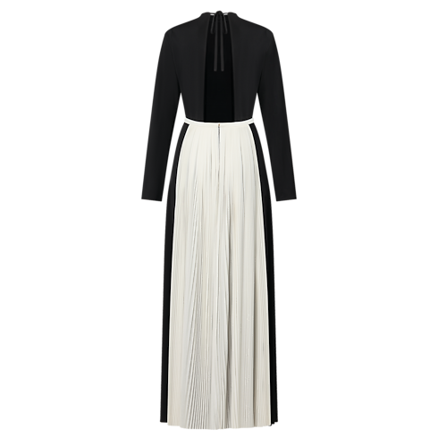 Graphic Pleated Accent Gown in Women's Ready-to-Wear Dresses collections by Louis Vuitton (Product zoom)