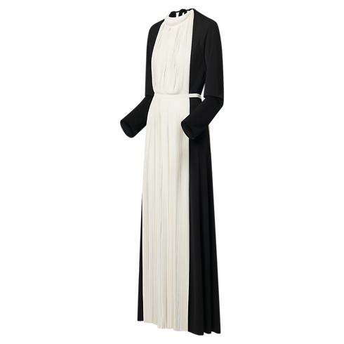 Graphic Pleated Accent Gown in Women's Ready-to-Wear Dresses collections by Louis Vuitton (Product zoom)
