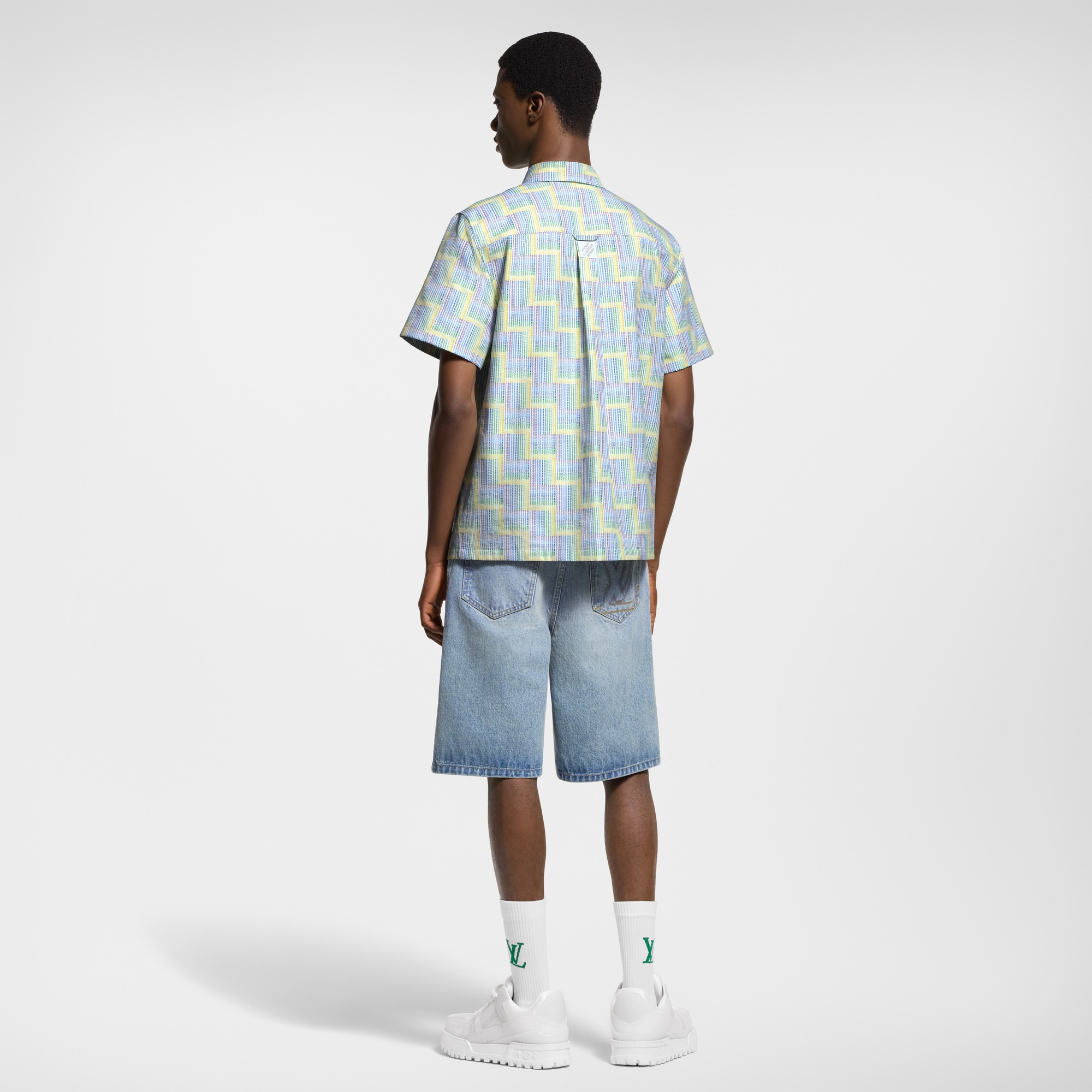 Graphic Printed Short-Sleeved Shirt  in Men