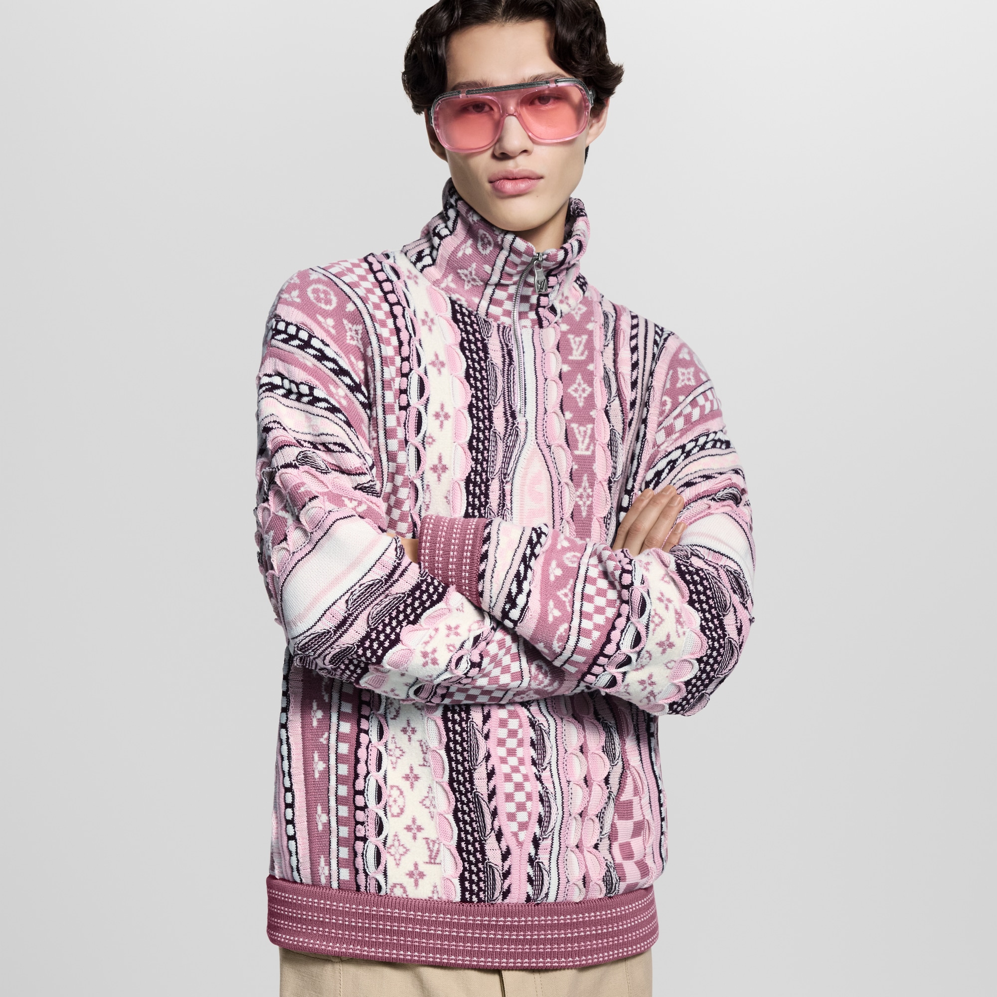 Half-Zip Pullover  in Men