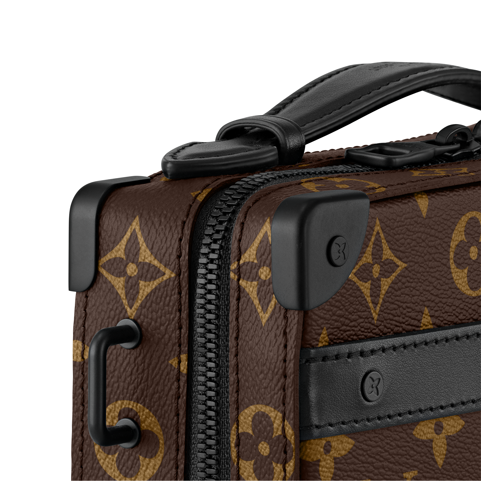 Handle Soft Trunk Monogram Macassar in Men