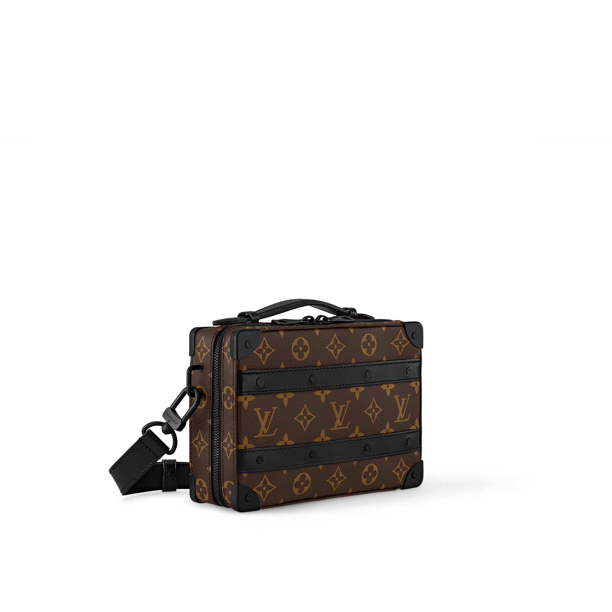 Handle Soft Trunk Monogram Macassar in Men