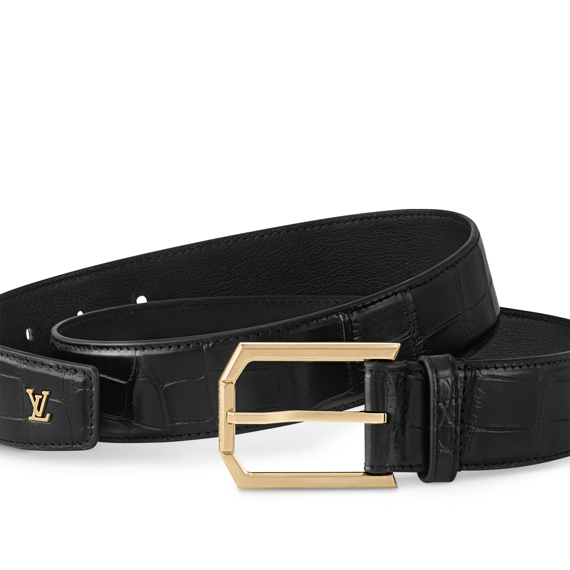 Heritage 35mm Belt Crocodilien Mat in Men
