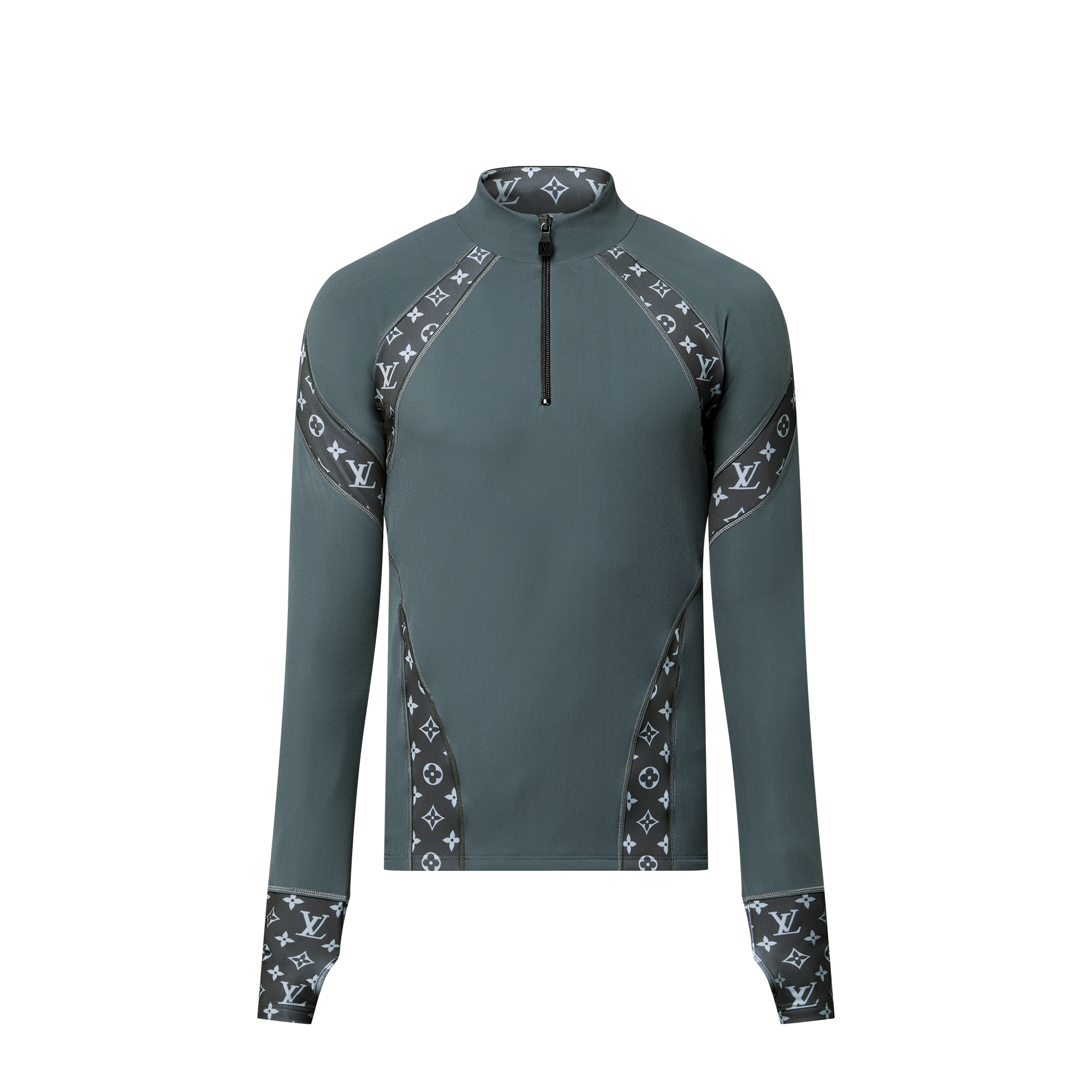 High Collar Technical Long-Sleeved Ski Top  in Men