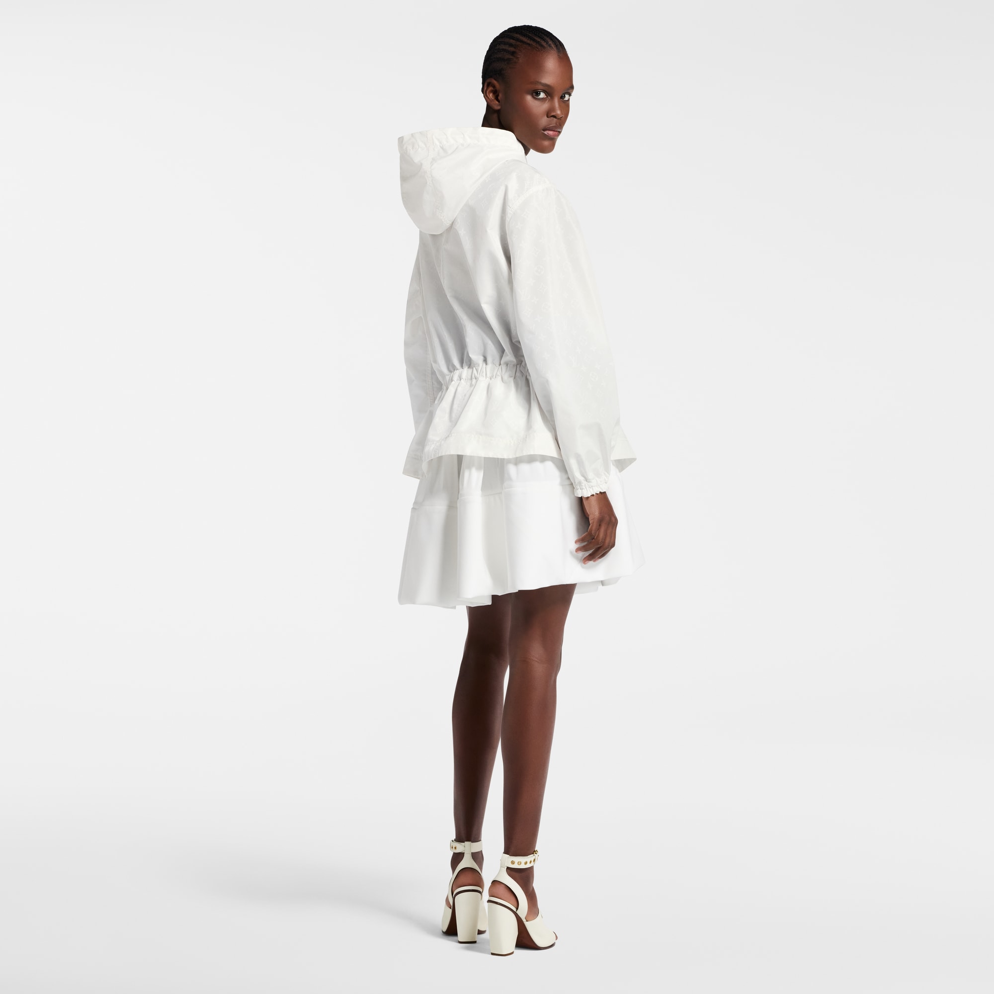 Hooded Monogram Parka  in Women
