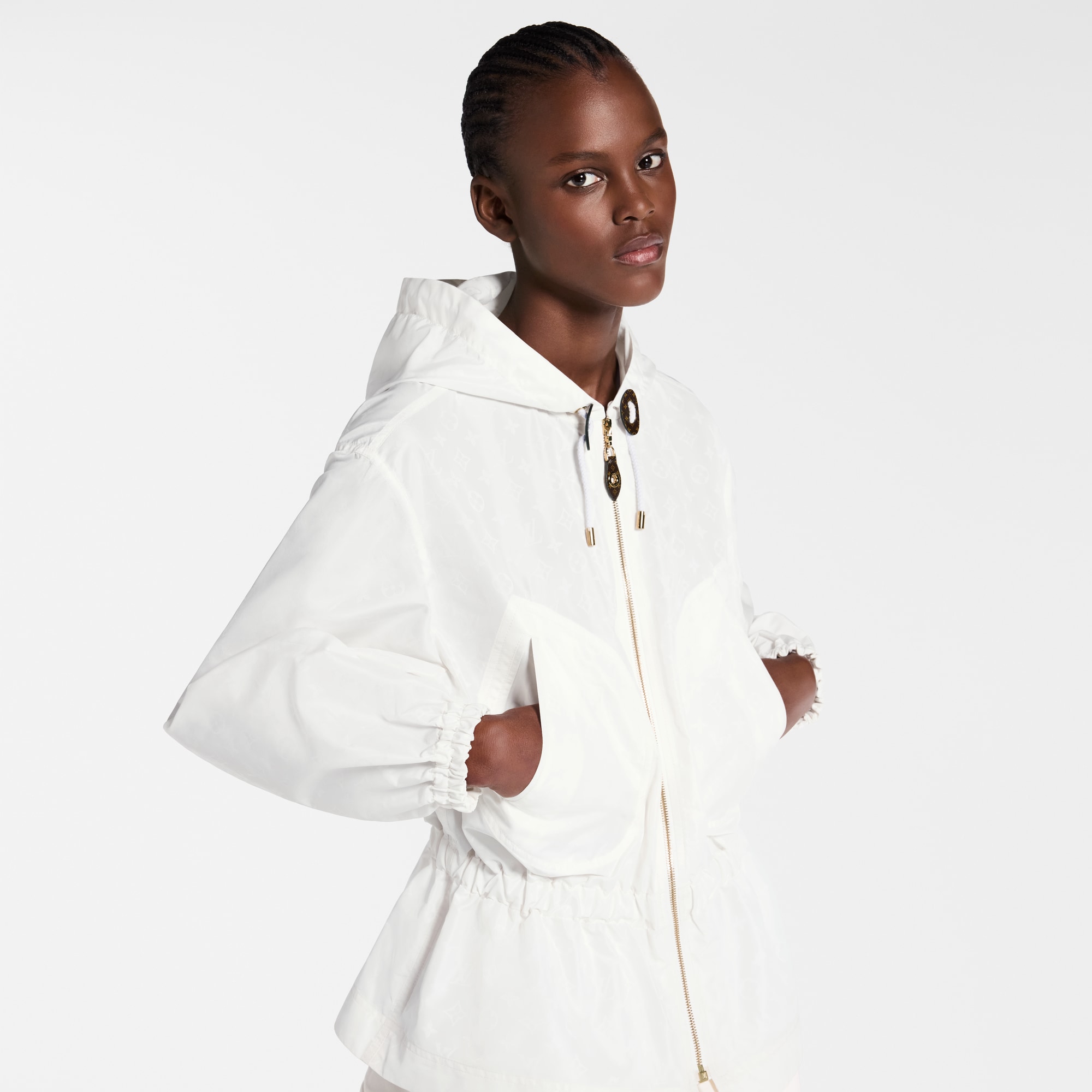 Hooded Monogram Parka  in Women
